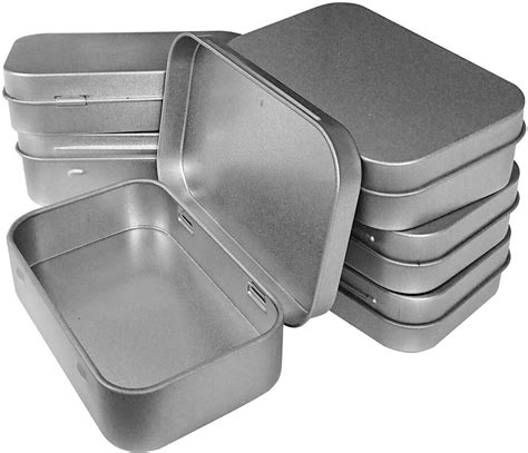 metal boxes with hinged lids uk|steel containers with removable lids.